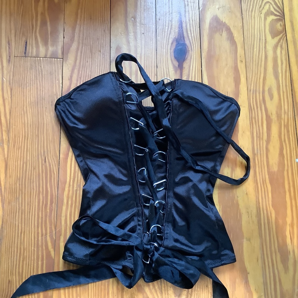(Bin 6) Spirit costume lace up corset top, Size S